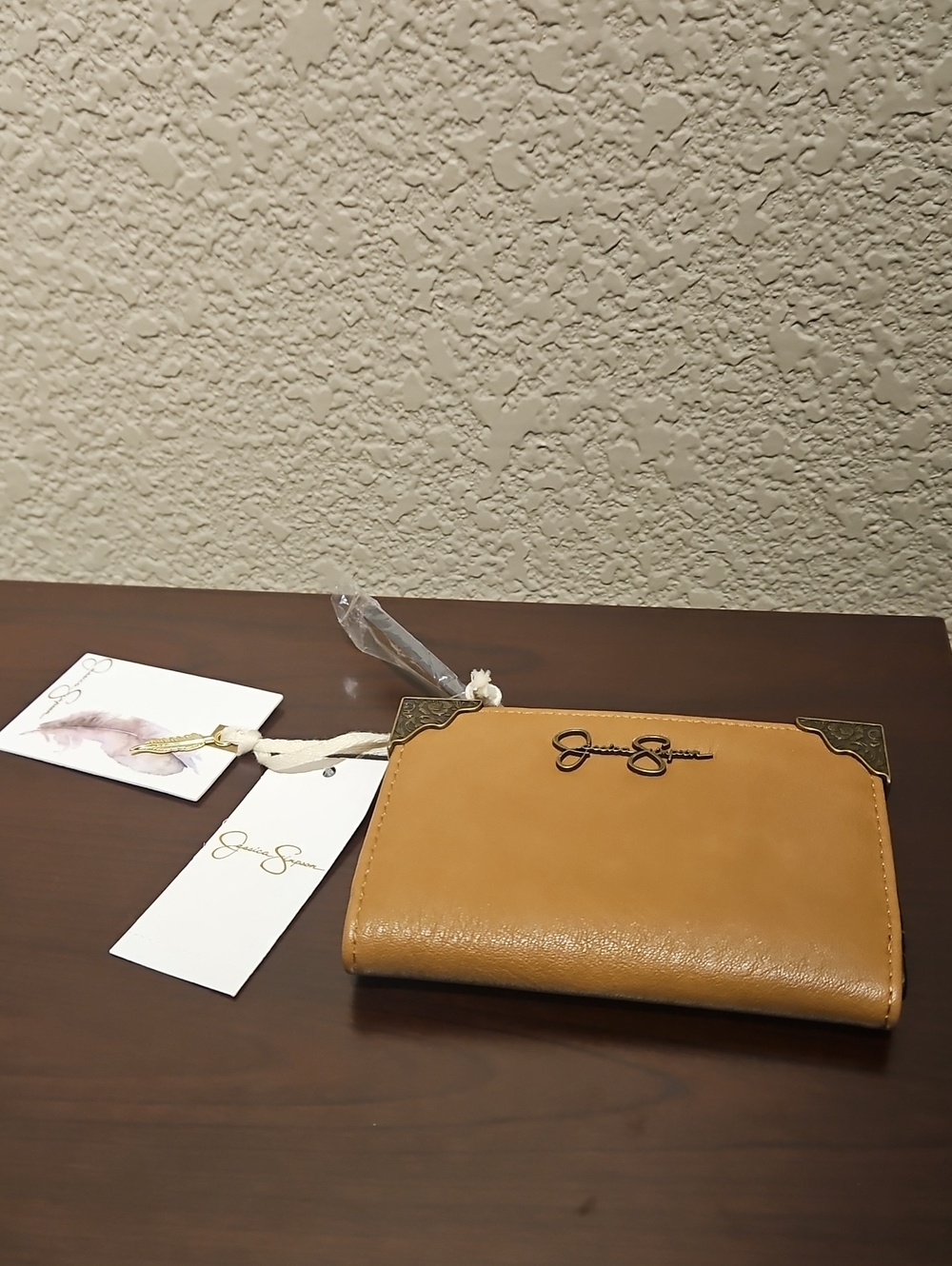 Jessica Simpson - Palmer Double Fold Wallet - Wheat